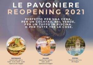 Apertura Estate 2021 Pavoniere Firenze