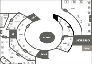 Mappa tavoli Central