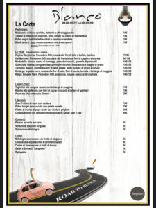 Menù alla carta