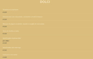 dolci