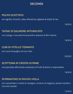 secondi